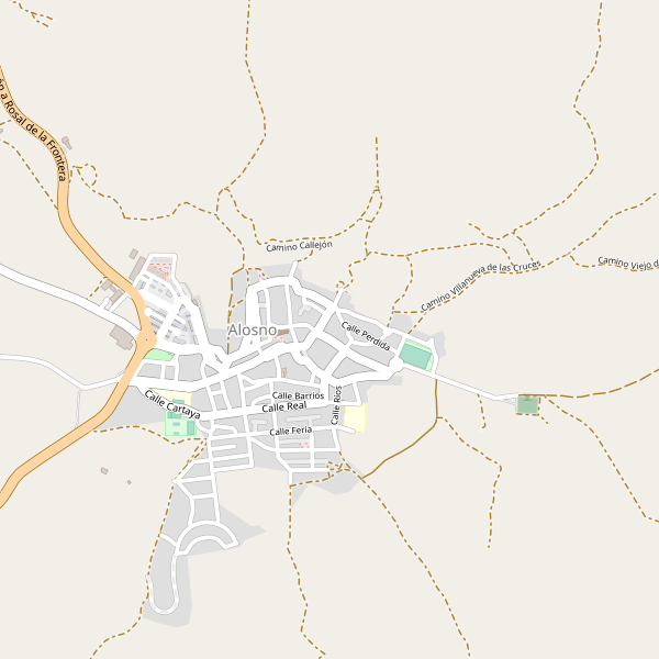 Mapa de aparcamientos en Alosno Thumbnail