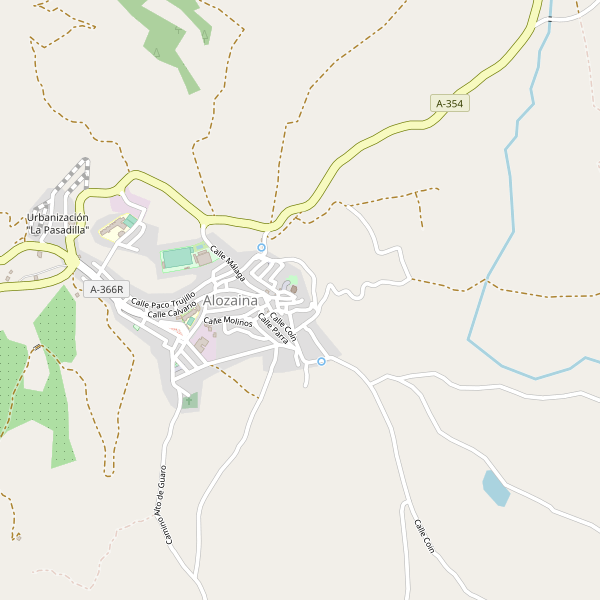 Mapa de aparcamientos en Alozaina Thumbnail