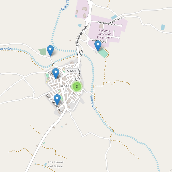 Mapa de aparcamientos en Antas Thumbnail