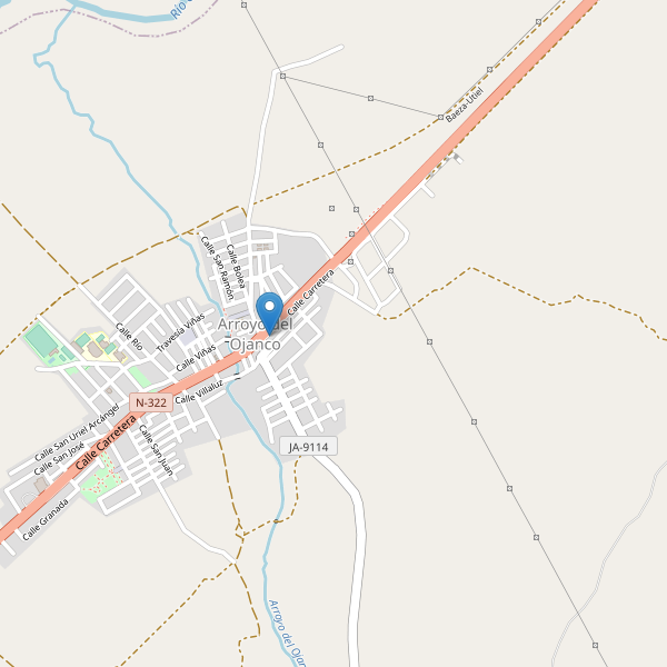 Mapa de aparcamientos en Arroyo del Ojanco Thumbnail