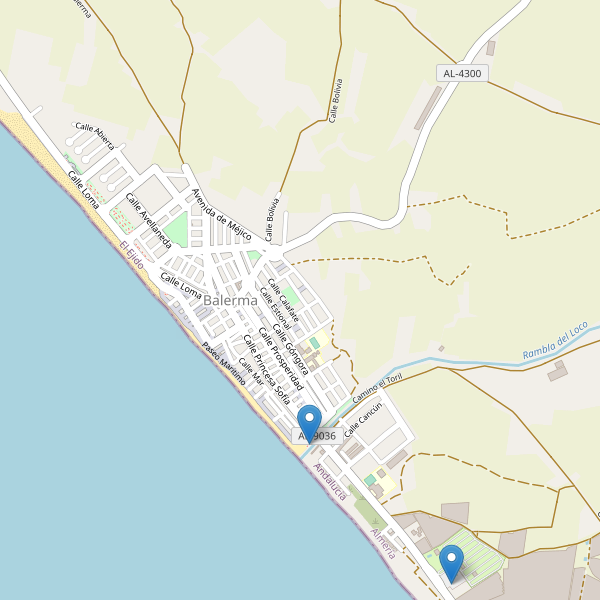 Mapa de aparcamientos en Balerma Thumbnail