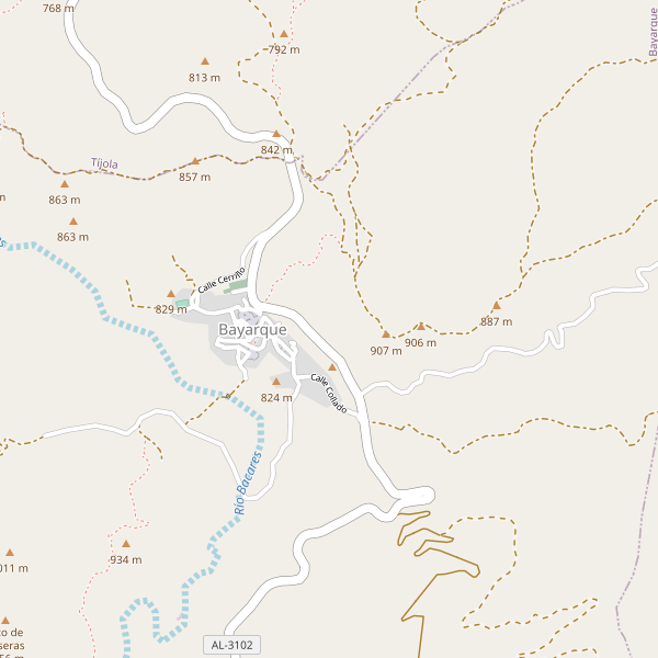 Mapa de aparcamientos en Bayarque Thumbnail