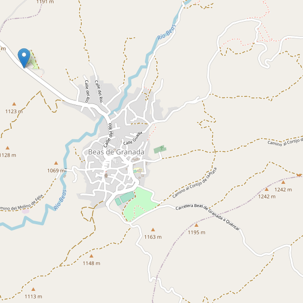 Mapa de aparcamientos en Beas de Granada Thumbnail