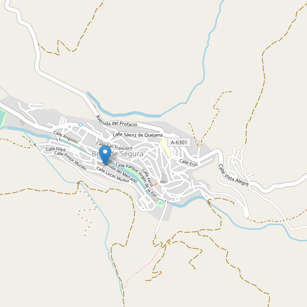 Mapa de aparcamientos en Beas de Segura Thumbnail