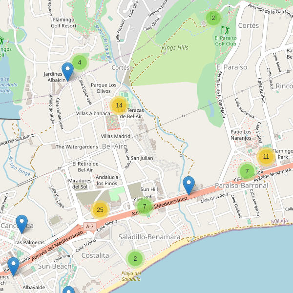 Mapa de aparcamientos en Bel-Air Thumbnail