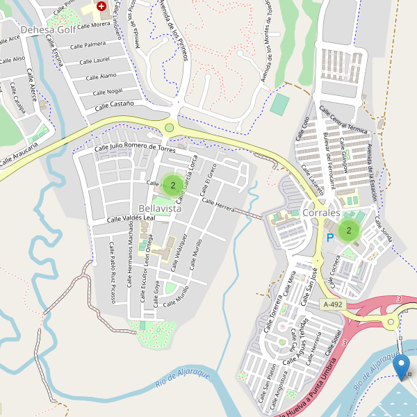 Mapa de aparcamientos en Bellavista (H) Thumbnail