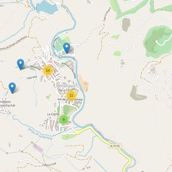 Mapa de aparcamientos en Benahavís Thumbnail