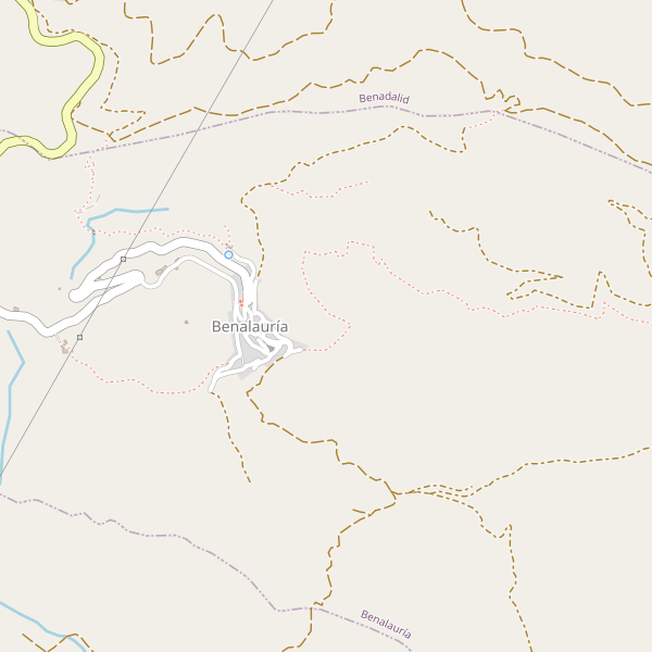 Mapa de aparcamientos en Benalauría Thumbnail