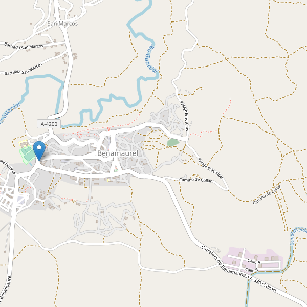 Mapa de aparcamientos en Benamaurel Thumbnail