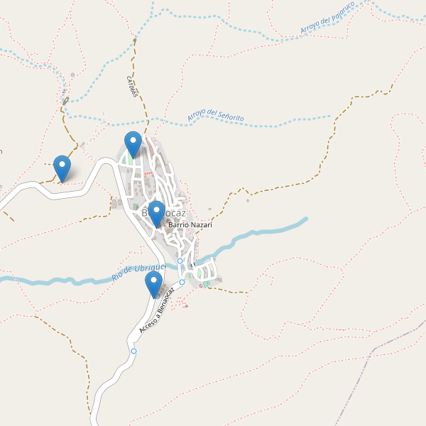 Mapa de aparcamientos en Benaocaz Thumbnail