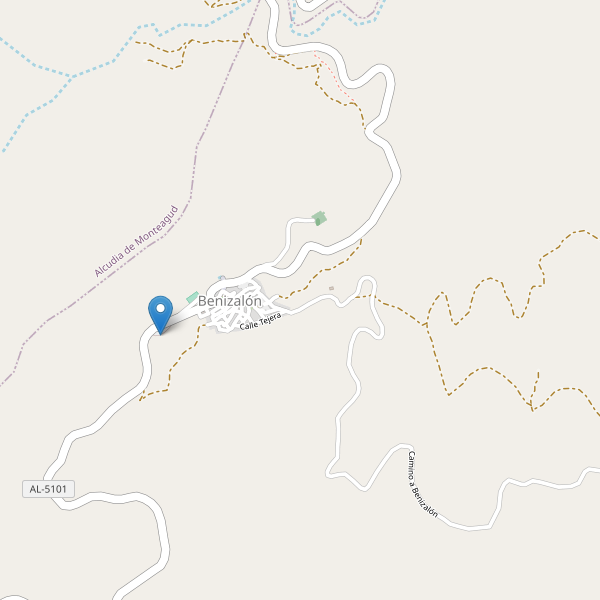 Mapa de aparcamientos en Benizalón Thumbnail