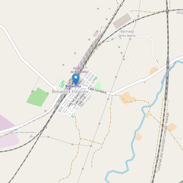 Mapa de aparcamientos en Bobadilla Estación Thumbnail