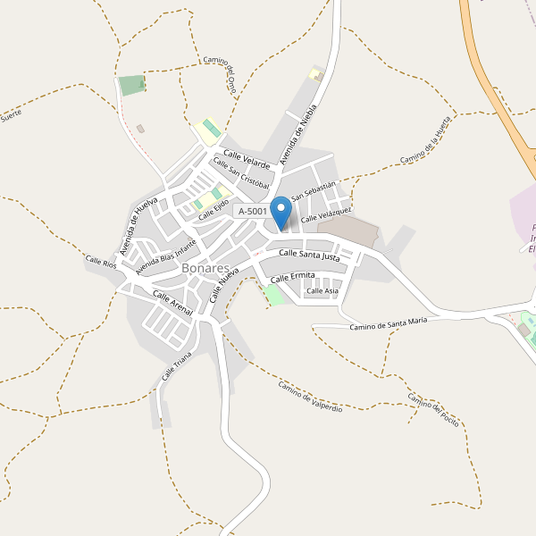 Mapa de aparcamientos en Bonares Thumbnail