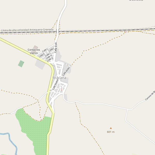 Mapa de aparcamientos en Brácana Thumbnail