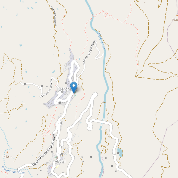 Mapa de aparcamientos en Bérchules Thumbnail