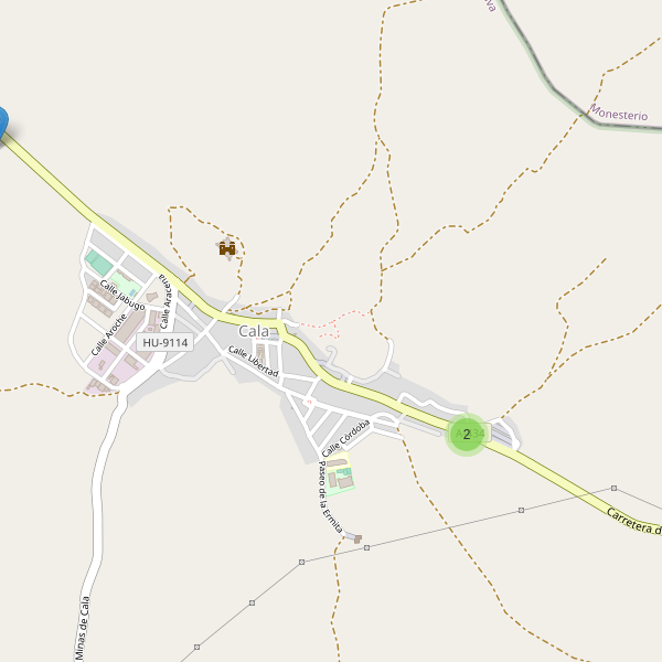 Mapa de aparcamientos en Cala Thumbnail