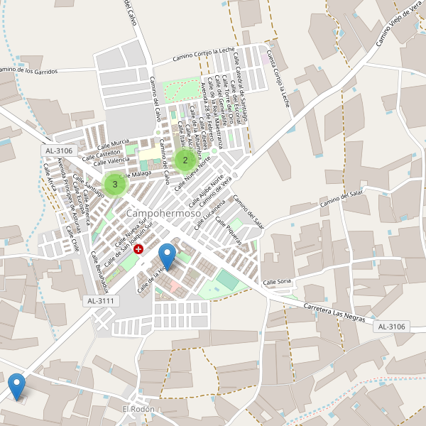 Mapa de aparcamientos en Campohermoso Thumbnail