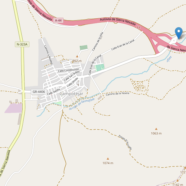 Mapa de aparcamientos en Campotéjar Thumbnail