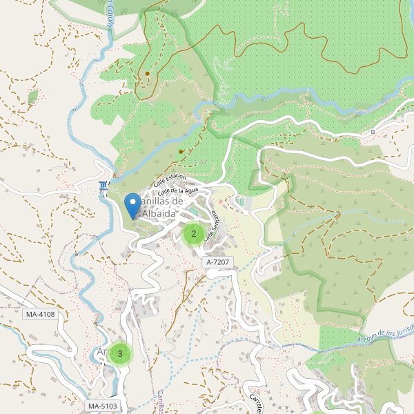 Mapa de aparcamientos en Canillas de Albaida Thumbnail