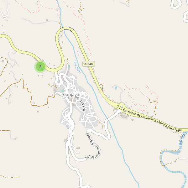 Mapa de aparcamientos en Canjáyar Thumbnail