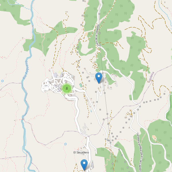 Mapa de aparcamientos en Capileira Thumbnail