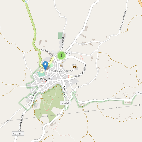 Mapa de aparcamientos en Carcabuey Thumbnail