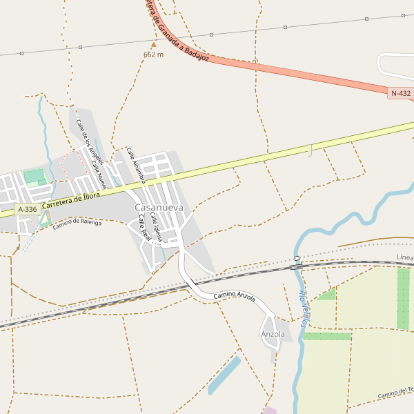 Mapa de aparcamientos en Casanueva Thumbnail