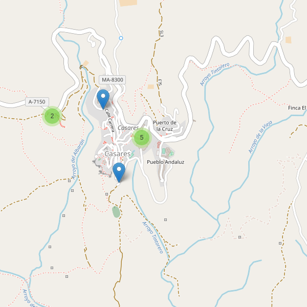 Mapa de aparcamientos en Casares Thumbnail