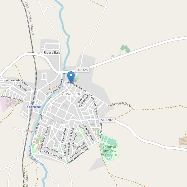 Mapa de aparcamientos en Casariche Thumbnail