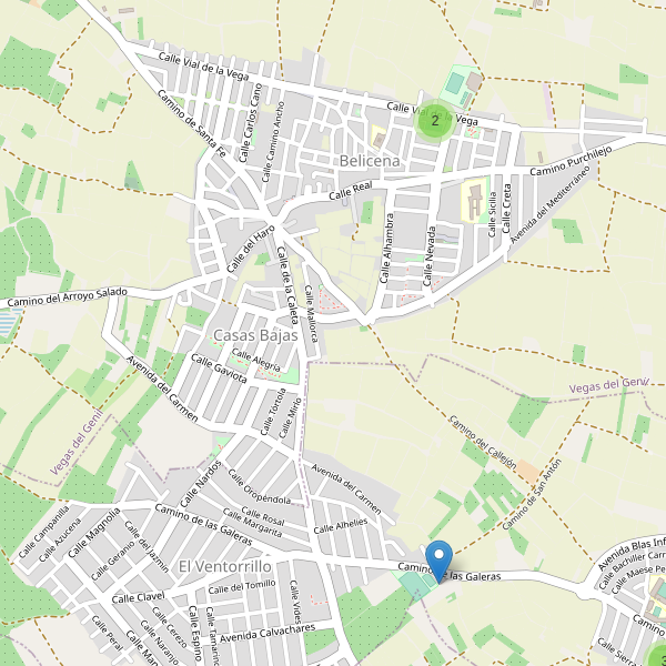 Mapa de aparcamientos en Casas Bajas (GR) Thumbnail