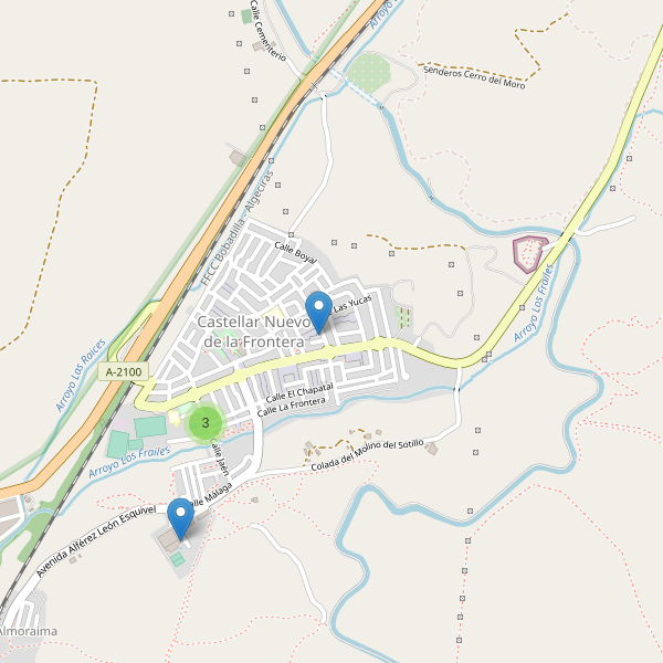 Mapa de aparcamientos en Castellar Nuevo de la Frontera Thumbnail