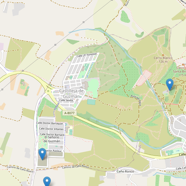 Mapa de aparcamientos en Castilleja de Guzmán Thumbnail