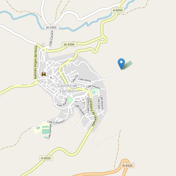 Mapa de aparcamientos en Castillo de Locubín Thumbnail