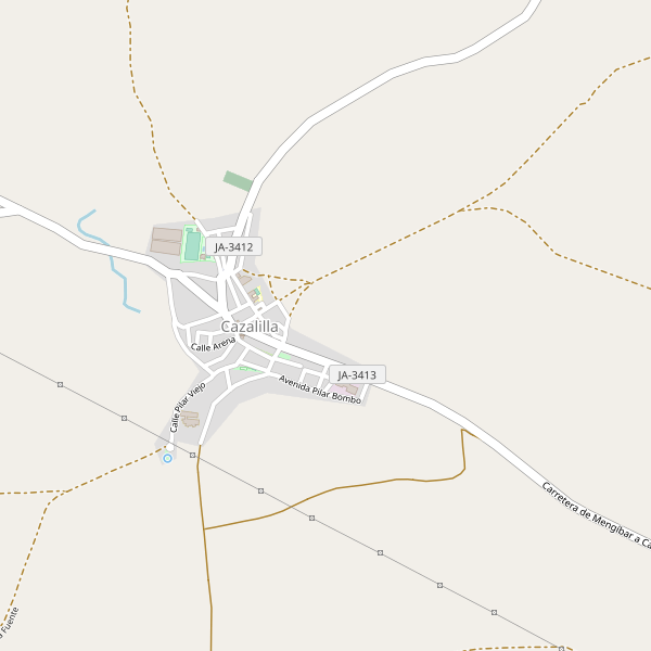 Mapa de aparcamientos en Cazalilla Thumbnail