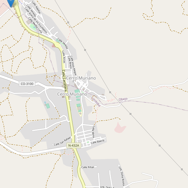 Mapa de aparcamientos en Cerro Muriano Thumbnail