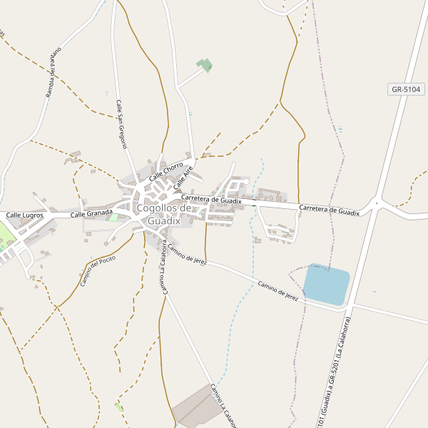 Mapa de aparcamientos en Cogollos de Guadix Thumbnail