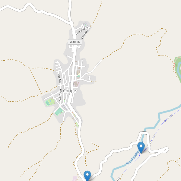 Mapa de aparcamientos en Coripe Thumbnail