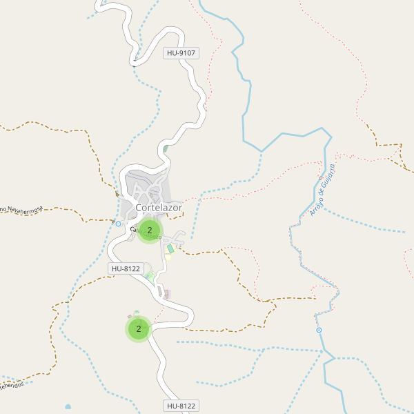 Mapa de aparcamientos en Cortelazor Thumbnail
