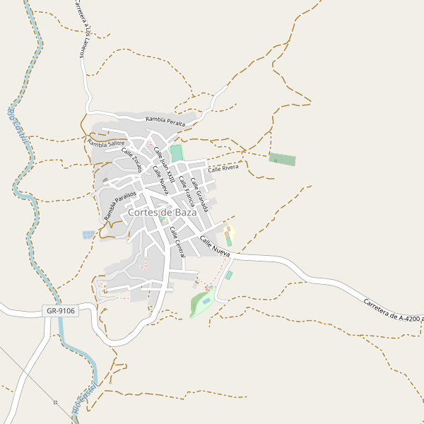 Mapa de aparcamientos en Cortes de Baza Thumbnail