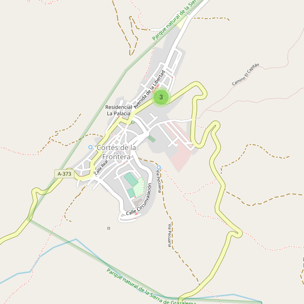 Mapa de aparcamientos en Cortes de la Frontera Thumbnail