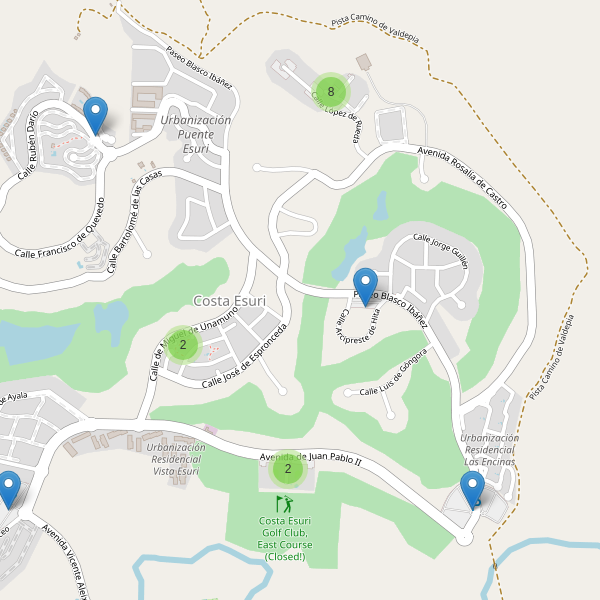 Mapa de aparcamientos en Costa Esuri Thumbnail