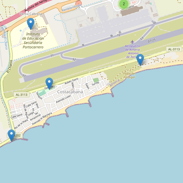 Mapa de aparcamientos en Costacabana Thumbnail