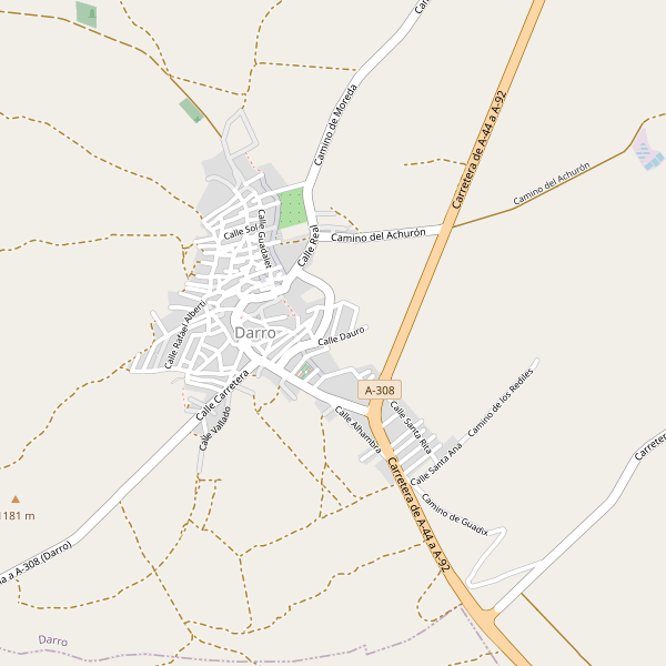 Mapa de aparcamientos en Darro Thumbnail