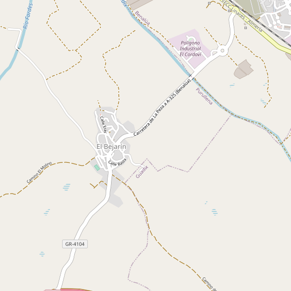 Mapa de aparcamientos en El Bejarín Thumbnail