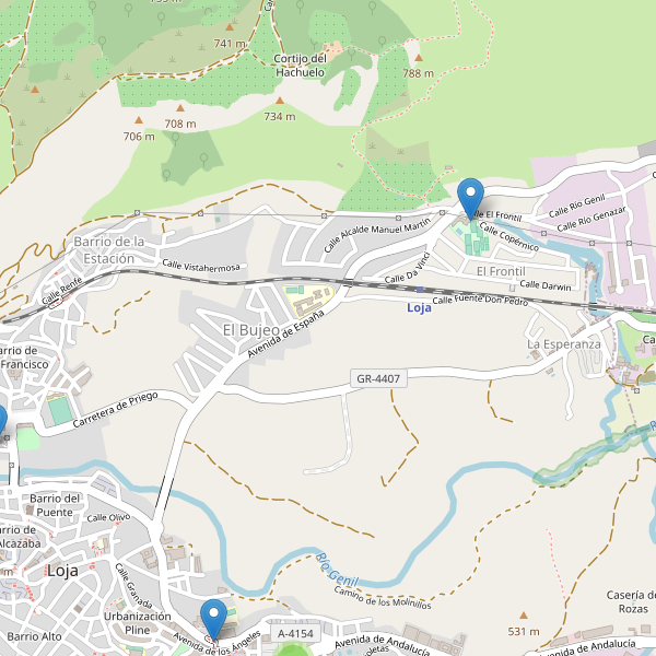 Mapa de aparcamientos en El Bujeo Thumbnail