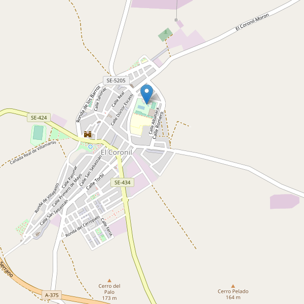 Mapa de aparcamientos en El Coronil Thumbnail