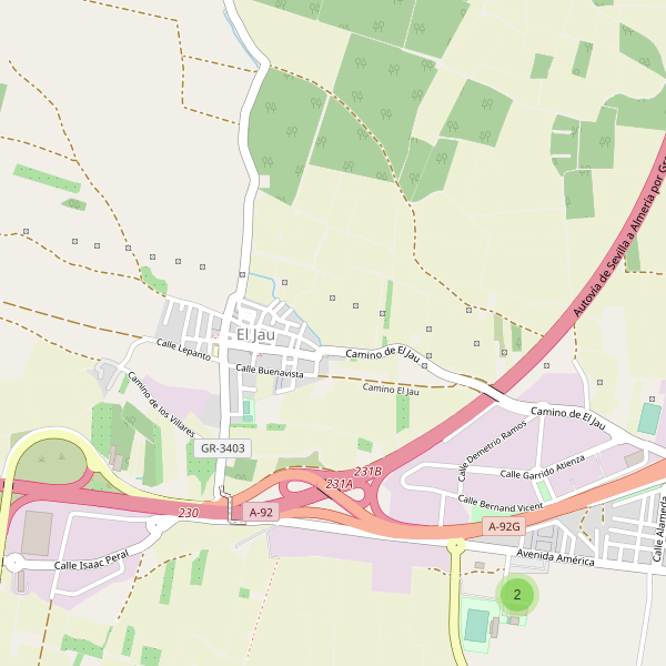 Mapa de aparcamientos en El Jau Thumbnail