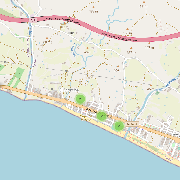 Mapa de aparcamientos en El Morche Thumbnail