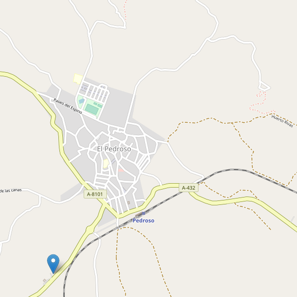 Mapa de aparcamientos en El Pedroso Thumbnail