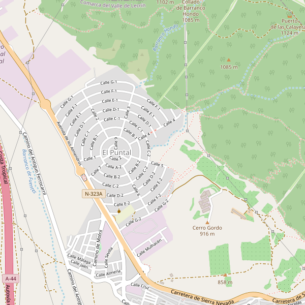 Mapa de aparcamientos en El Puntal Thumbnail